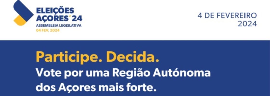 Voto antecipado – Eleições para a Assembleia Legislativa dos Açores