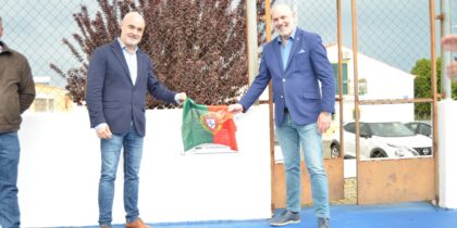 Inauguração das Obras de Requalificação do Piso do Polidesportivo de Alcórrego