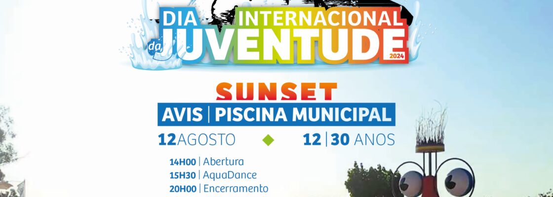 Celebrar o Dia Internacional da Juventude com um Sunset na Piscina Municipal