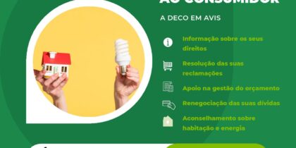 Atendimento gratuito da DECO em Avis a 20 de dezembro