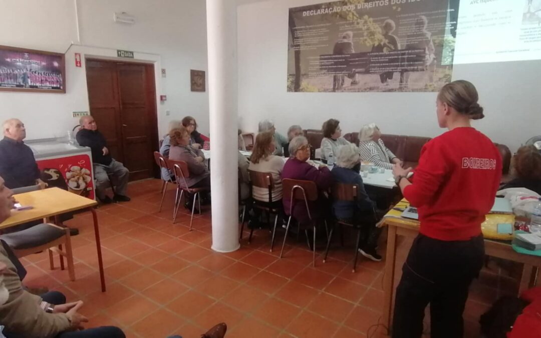 Alcórrego recebeu primeira Ação de Sensibilização “Acidente Vascular Cerebral (AVC) – Prevenir, Agir e Reagir”.