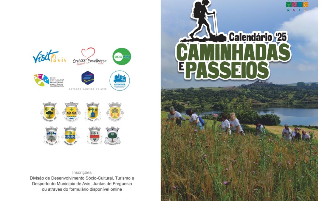 Calendário de Caminhadas e Passeios 2025