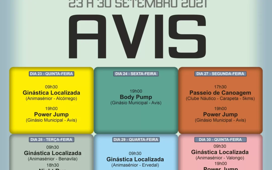 #beactive – Semana Europeia do Desporto