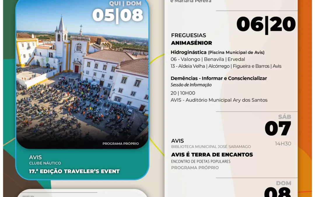 Conheça tudo o que setembro lhe reserva em Avis!