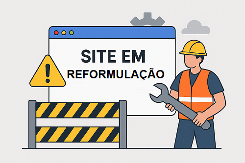Aviso – Site institucional em reformulação