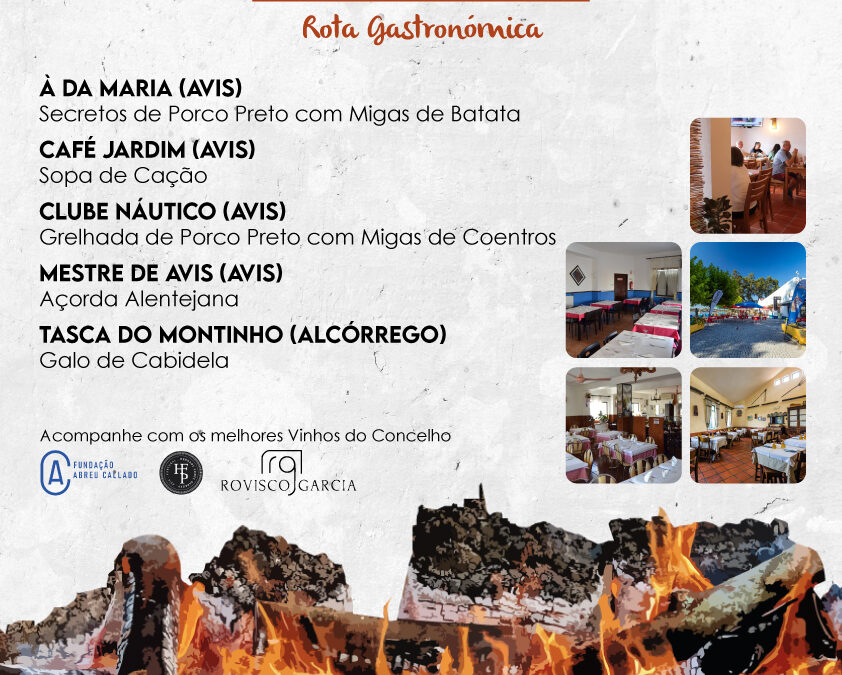 Rota Gastronómica convida a descobrir “Avis tem sabor…” até 09 de novembro