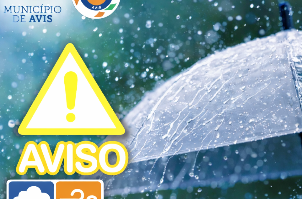 Aviso amarelo – Precipitação e vento fortes